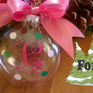 Monogrammed Christmas Ornaments Seller!!