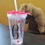 Cute Cup With Lid And Straw Customized To Your..
