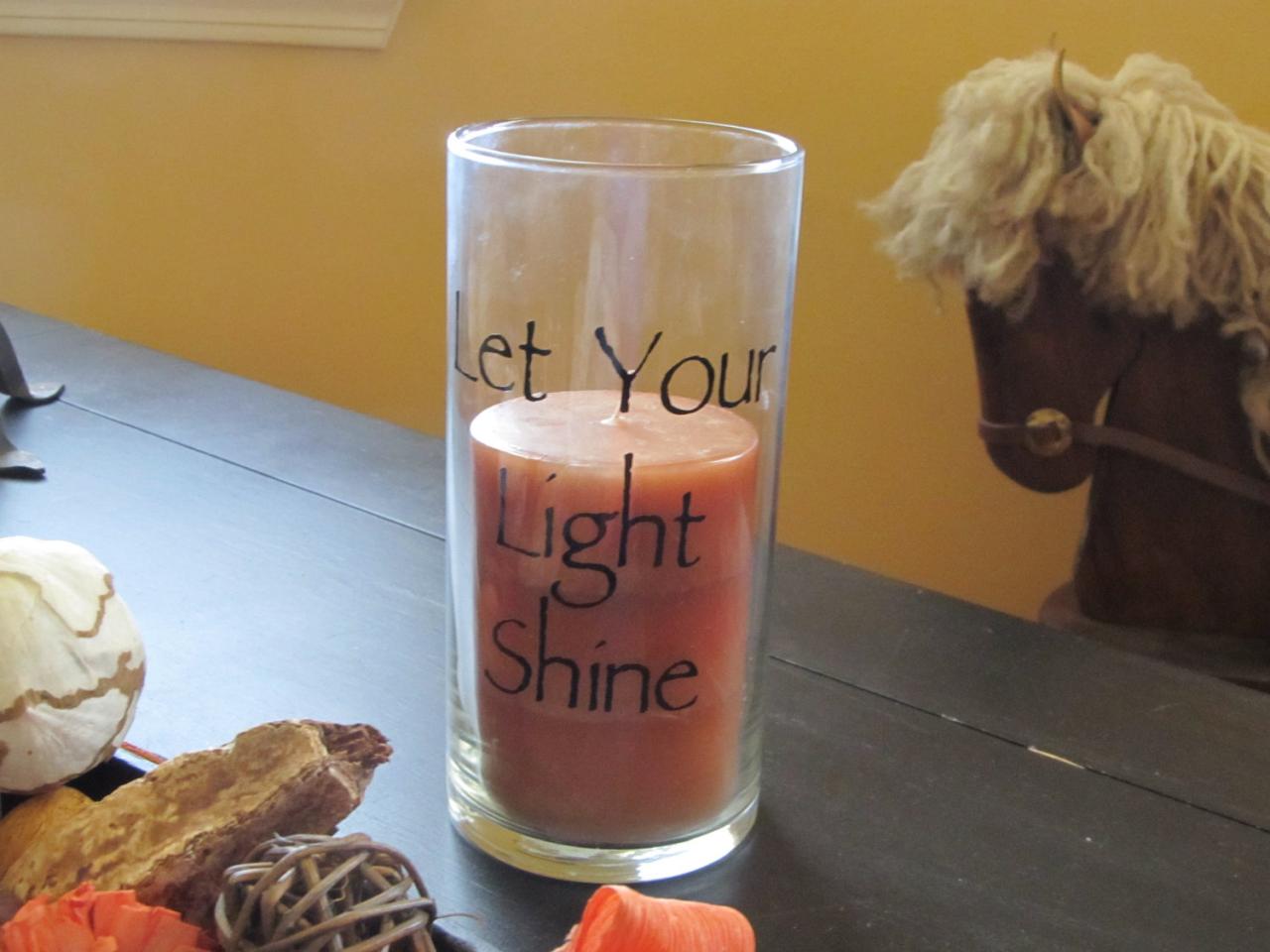 Let Your Light Shine Candle Holder
